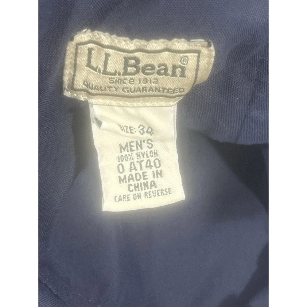 LL Bean Shorts Mens 34 Blue Belted Outdoor Gorpcore Utility Casual Style